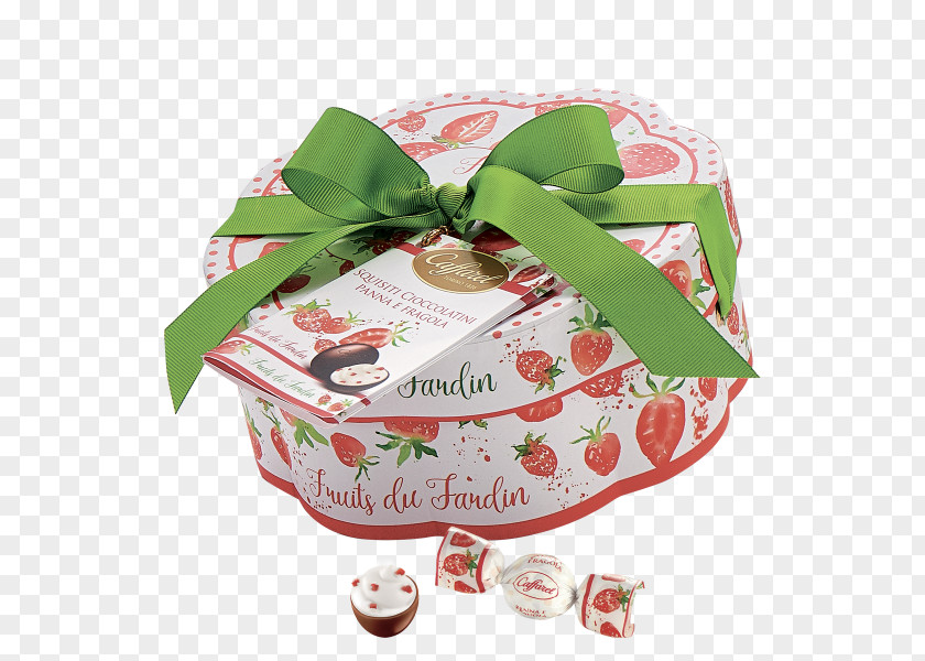 Romantic Flower Title Box Caffarel Chocolate Gluten Biscuit Gift Wrapping PNG