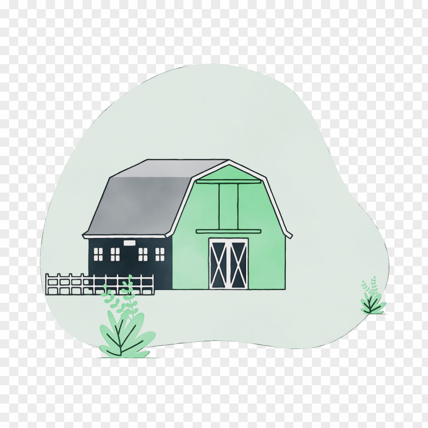House Green Meter PNG
