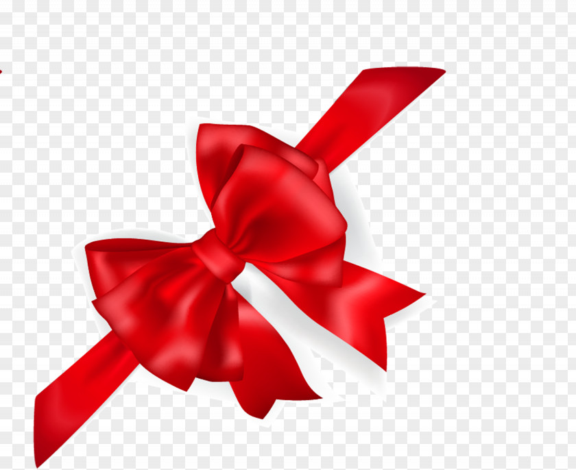Red Bow Ribbon Clip Art PNG