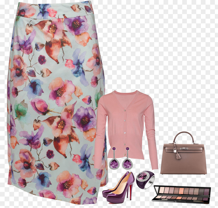 Skirt Shorts Handbag Pink M PNG