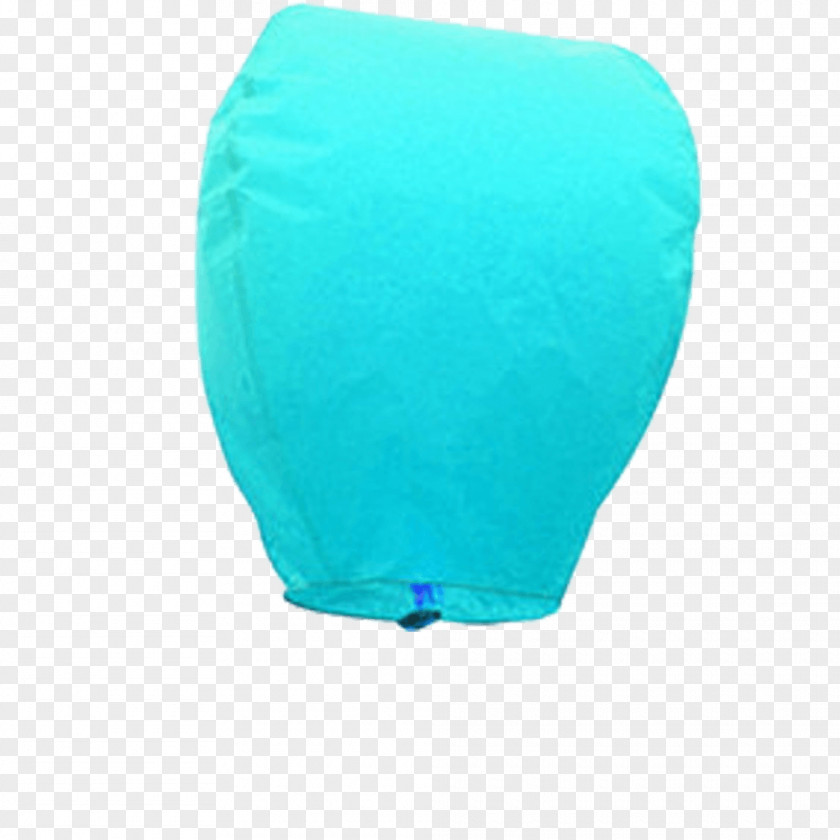 Sky Lantern Turquoise PNG