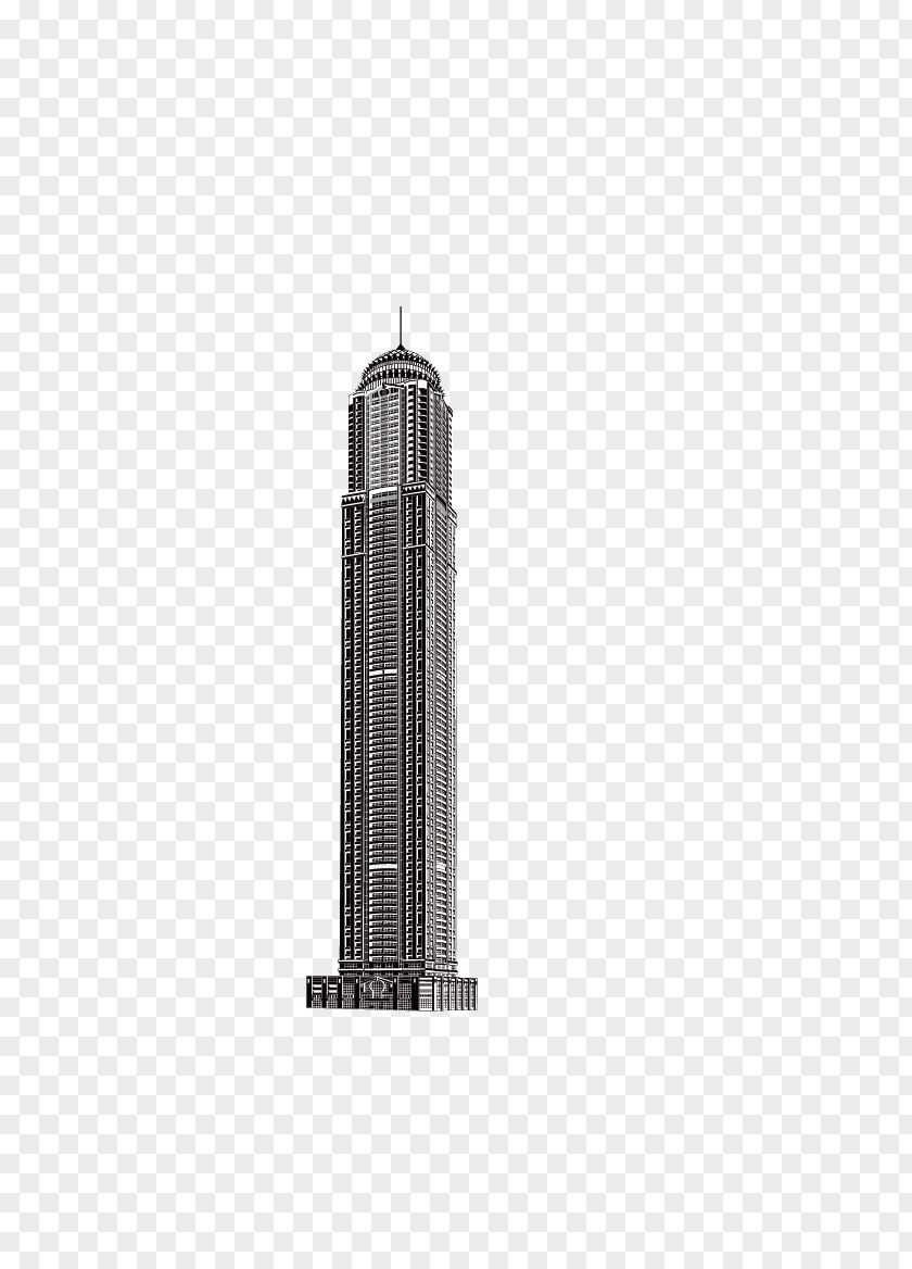 World Skyscrapers Black And White Skyscraper High-rise Building PNG