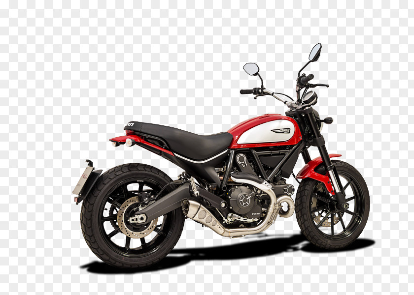 Ducati Scrambler 800 Exhaust System Motorcycle PNG