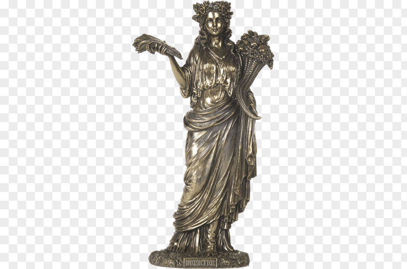 Goddess Demeter Statue Ancient Greece Greek Mythology PNG
