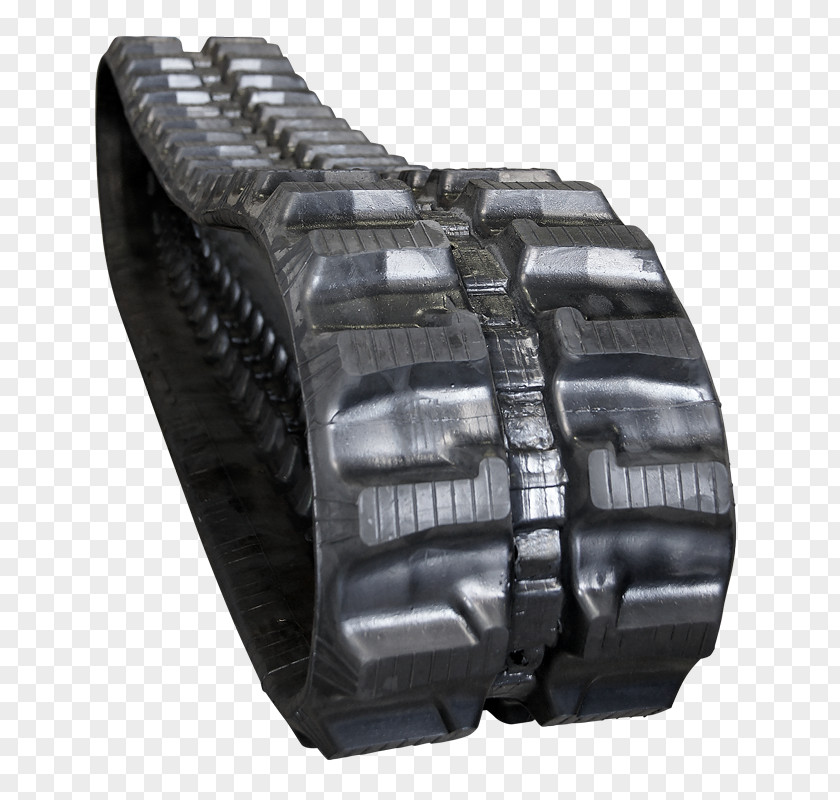 Excavator Tread Caterpillar Inc. Synthetic Rubber Natural Continuous Track PNG