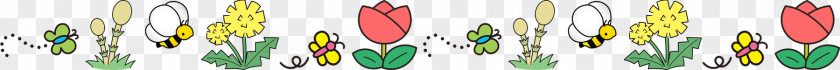 Flower Border Background Floral Line PNG