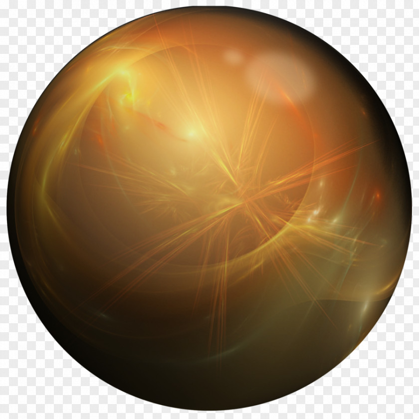 Gold Circle Sphere Three-dimensional Space Clip Art PNG