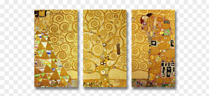 Gustav Klimt The Kiss Stoclet Frieze Portrait Of Adele Bloch-Bauer I Three Ages Woman Tree Life PNG