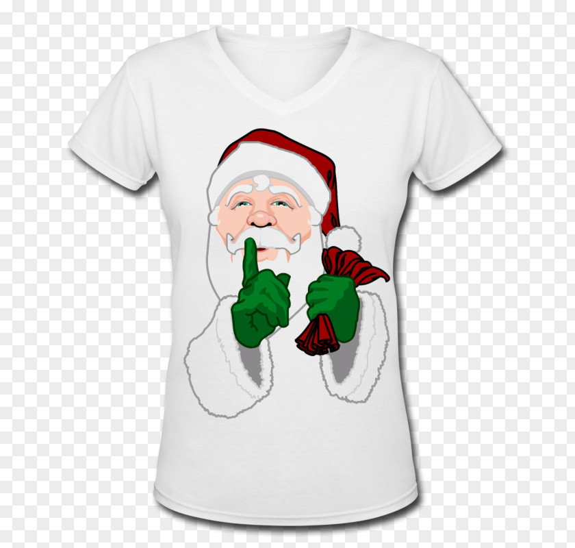 Santa Collection Printed T-shirt Hoodie Spreadshirt PNG