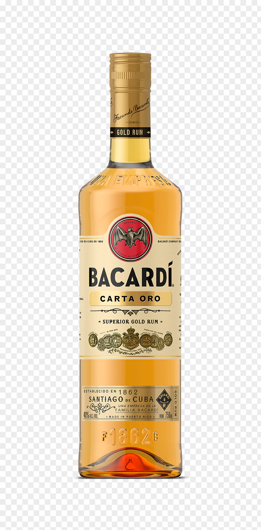 Vodka Bacardi Superior Light Rum Liquor Whiskey PNG