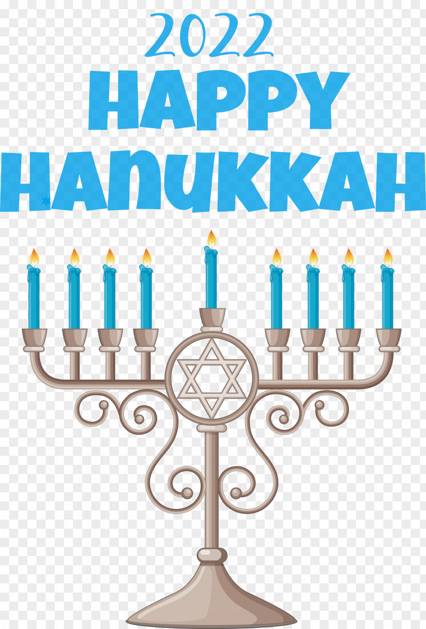 Happy Hanukkah Lighting Dreidel Sufganiyot PNG