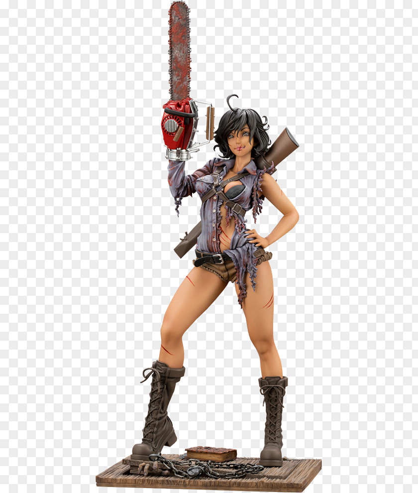 Kotobukiya Statue EVIL DEAD 2 BY DAWN ASH WILLIAMS BISHOUJO STATUE Freddy Krueger Horror Bishoujo Evil Dead 1/7 Scale Pre-Painted Figure Bishōjo PNG