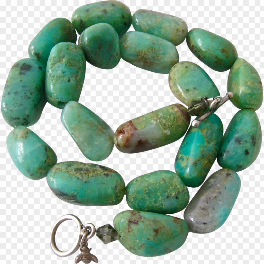 Nugget Turquoise Emerald Bead PNG