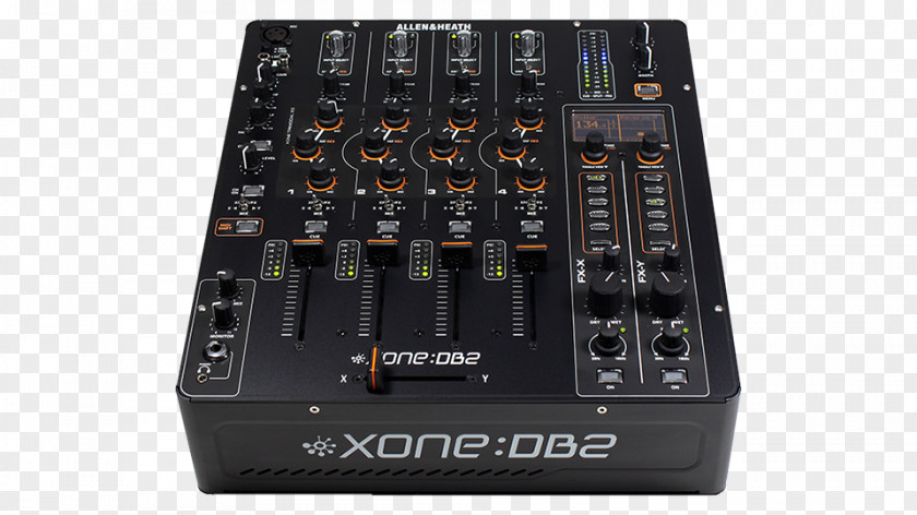 Db2 Allen & Heath Xone:DB2 DJ Mixer Audio Mixers Disc Jockey PNG
