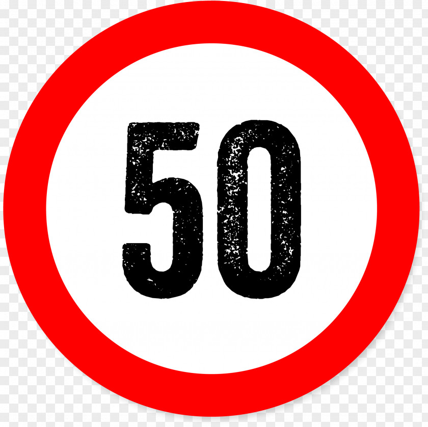 Symbol Traffic Sign Kilometer Per Hour Speed PNG