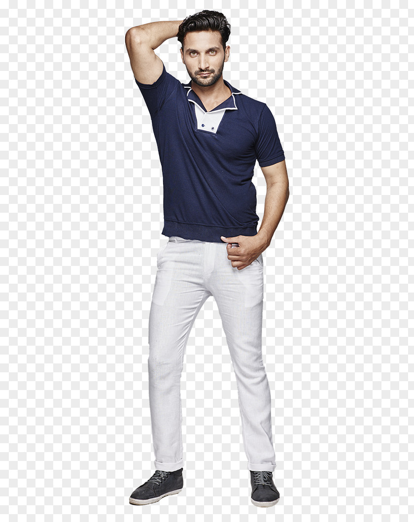 T-shirt Anil Kapoor Jeans Blue PNG