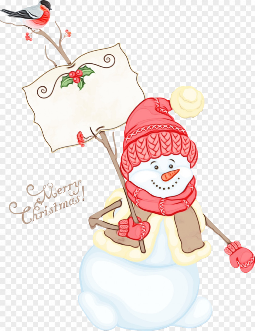 Christmas Decoration Snowman Stocking PNG