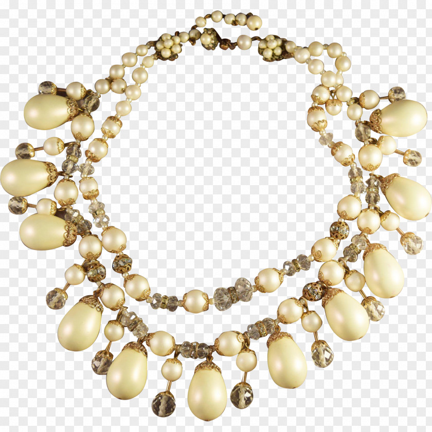 Necklace Pearl Bead Bracelet Brooch PNG