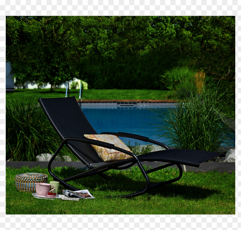 Sunlounger Garden Backyard Chaise Longue Leisure PNG