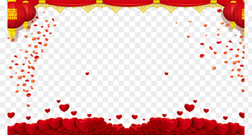 Wedding Poster Background Red Clip Art PNG