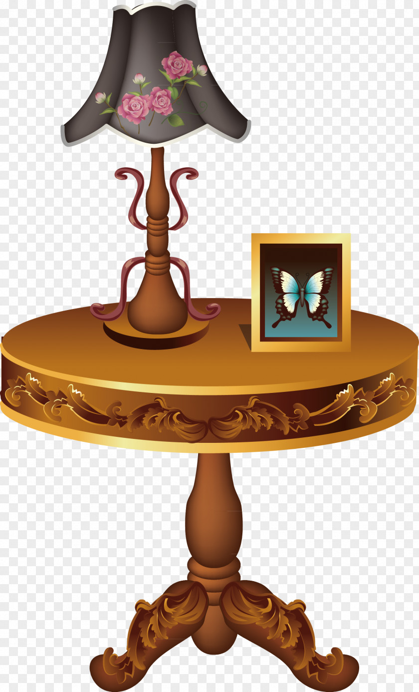 Decorative Vector Banquet Tables And Chairs Table Chair Furniture PNG