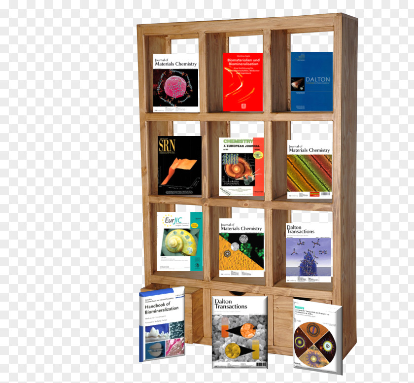 Design Shelf Bookcase Display Case PNG