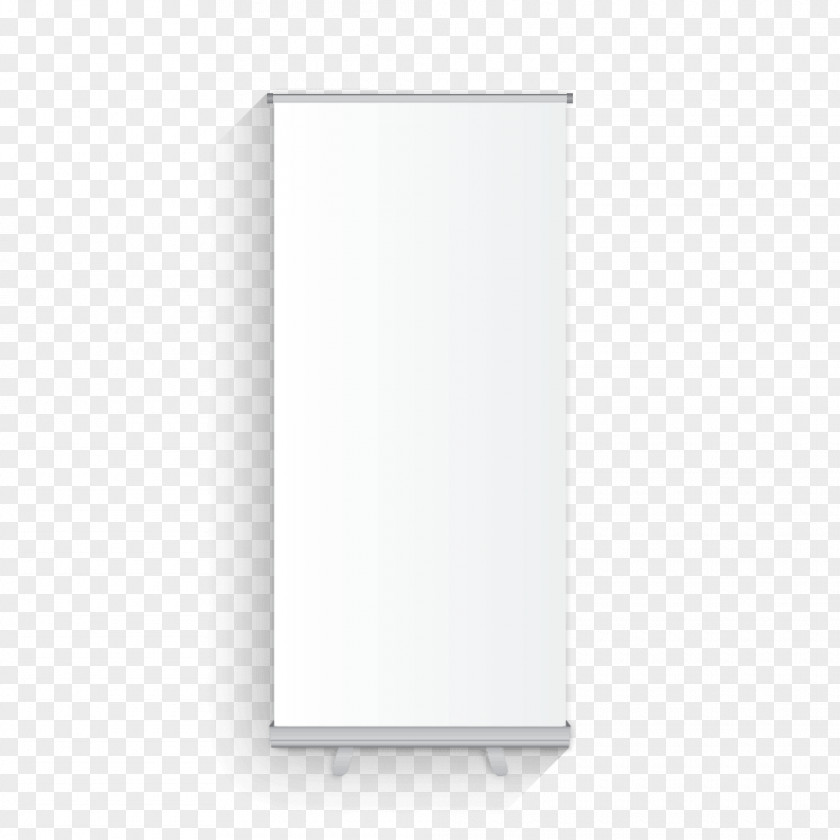 Roll Up Banner Rectangle PNG