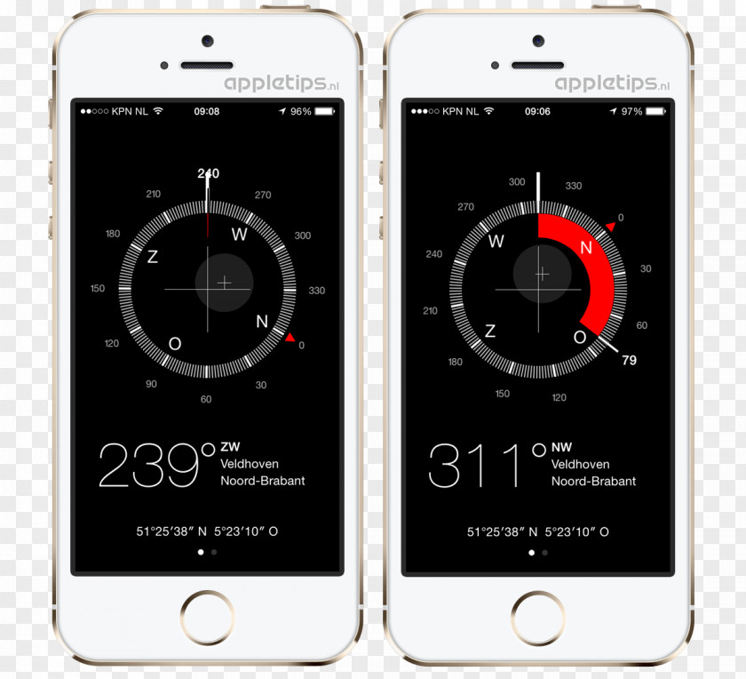 Smartphone Compass Calibration IOS 6 PNG