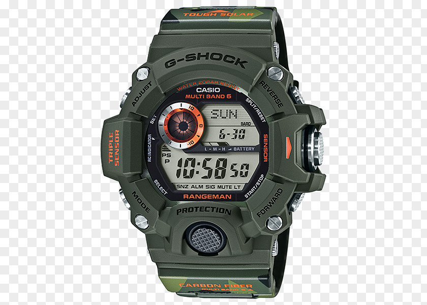 Water Resistant Mark Master Of G G-Shock Rangeman GW9400 Watch Casio PNG