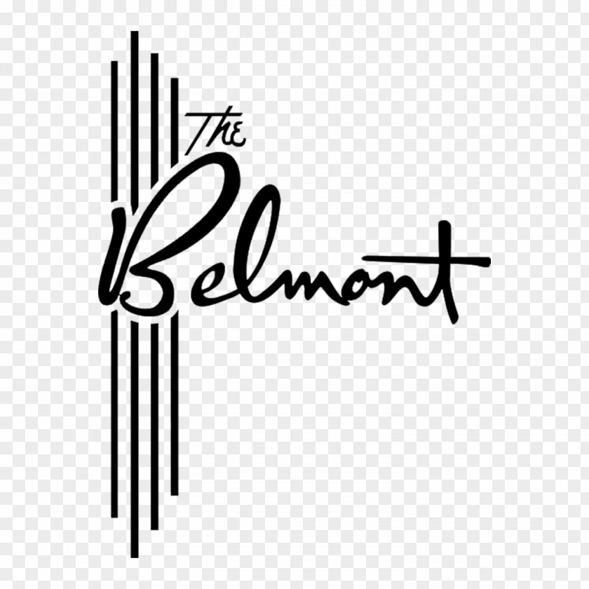 Belmont Brand Logo Austin Service White PNG