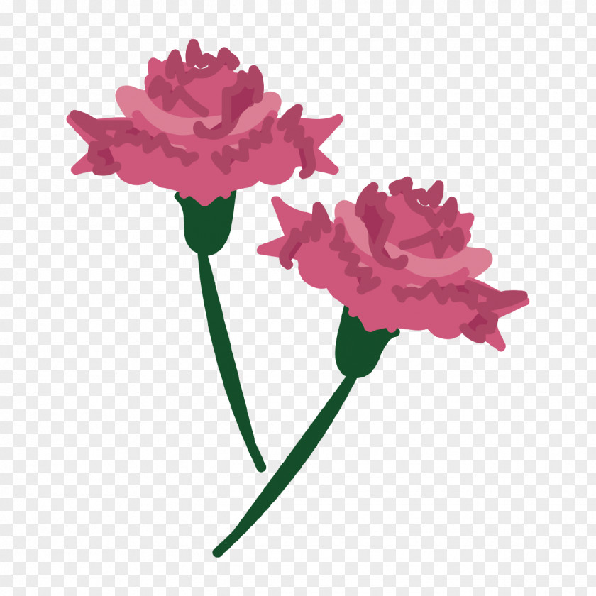 Design Carnation Garden Roses Mother's Day PNG