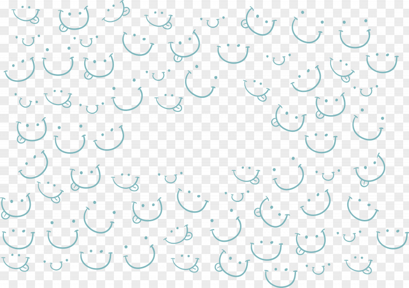 Hand-painted Smile Pattern Angle PNG
