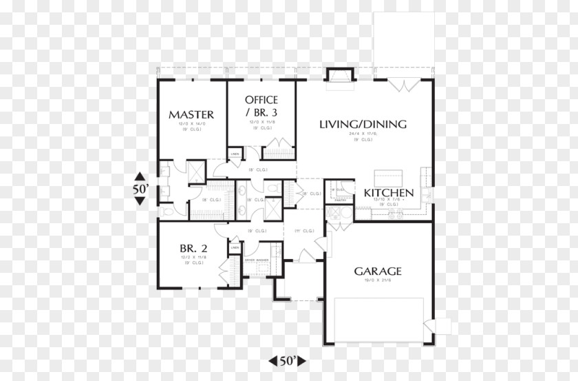 House Floor Plan Furniture PNG