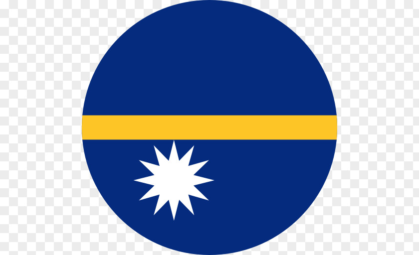 Nauru Flag Transparent Clipart. PNG