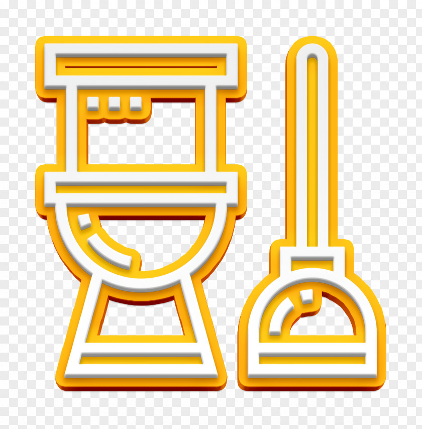 Restroom Icon Cleaning Toilet PNG
