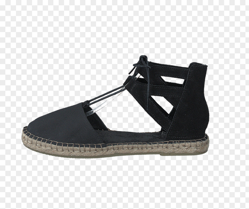 Sandal Suede Shoe Walking Black M PNG