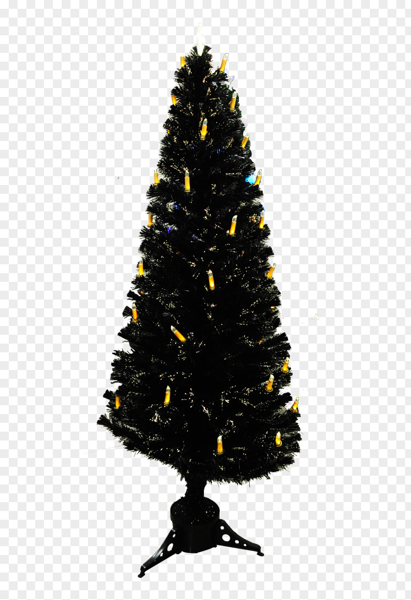 Candle Stick Christmas Tree Spruce Fir Ornament PNG