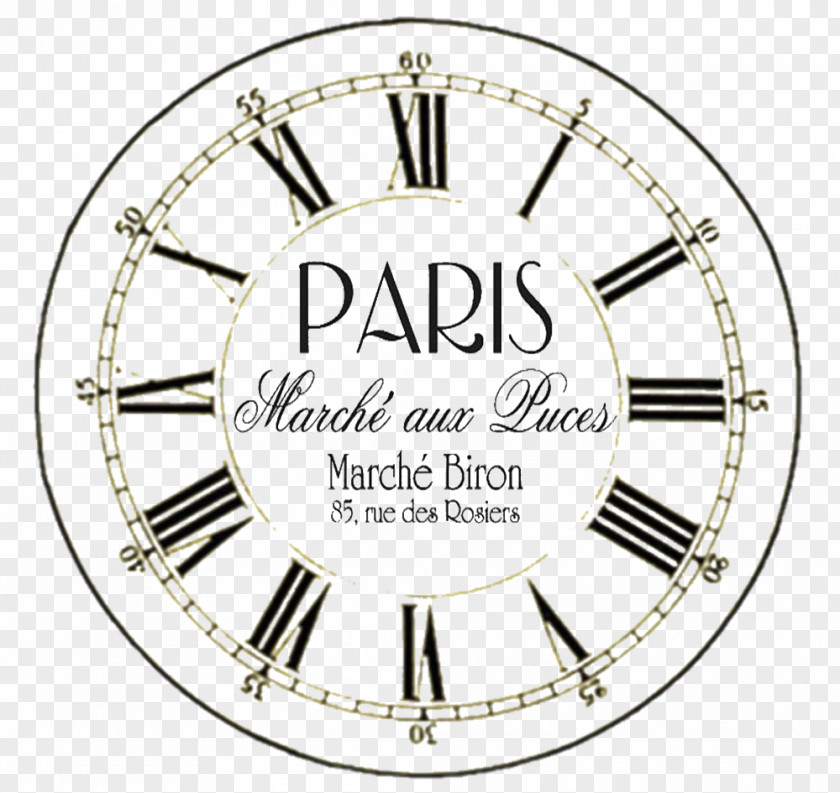 Clock Wall 34cm Window Black Face PNG