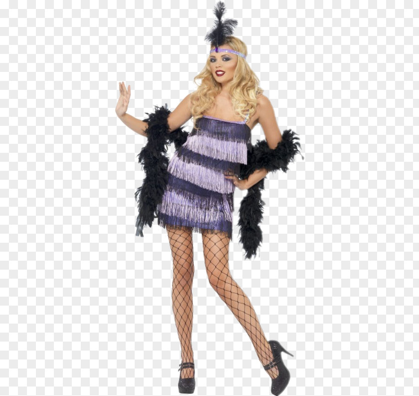 Dress 1920s Costume Party Flapper PNG