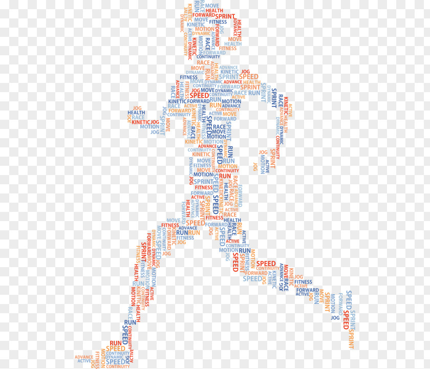 Dynamic Running Microsoft Word Sport Clip Art PNG