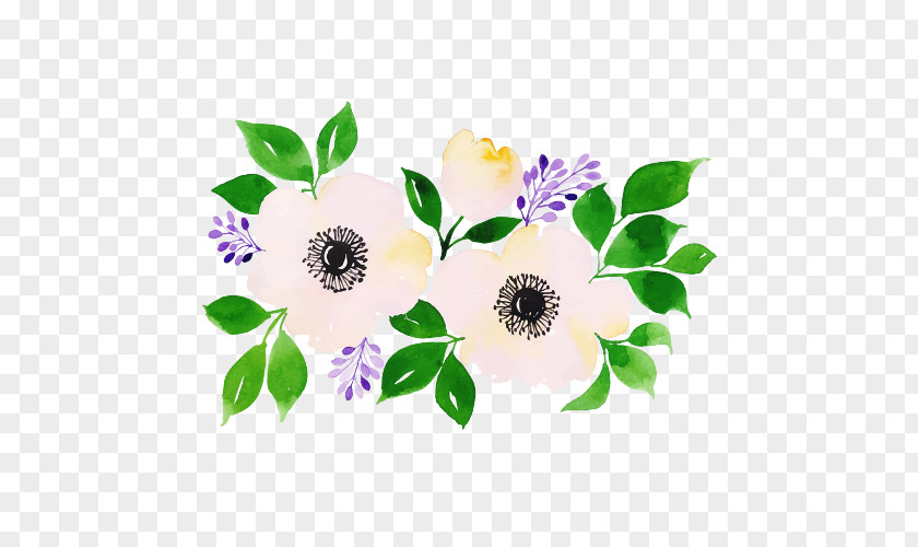 Flowering Plant Branch Flower Leaf Purple Petal PNG