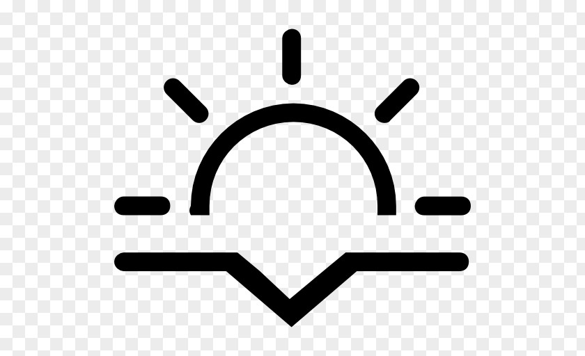 Sunset Icon Symbol Design Logo PNG
