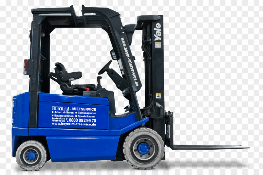 Baumaschinenverleih International Unit TireStapler Forklift Machine BEYER-Mietservice KG PNG