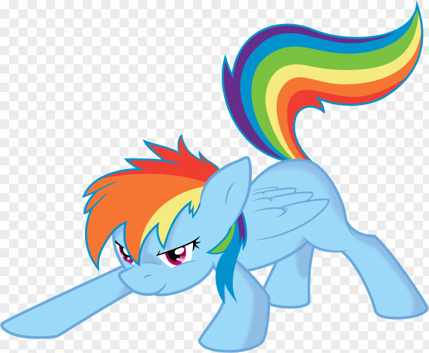 Dash Rainbow Pony Horse PNG