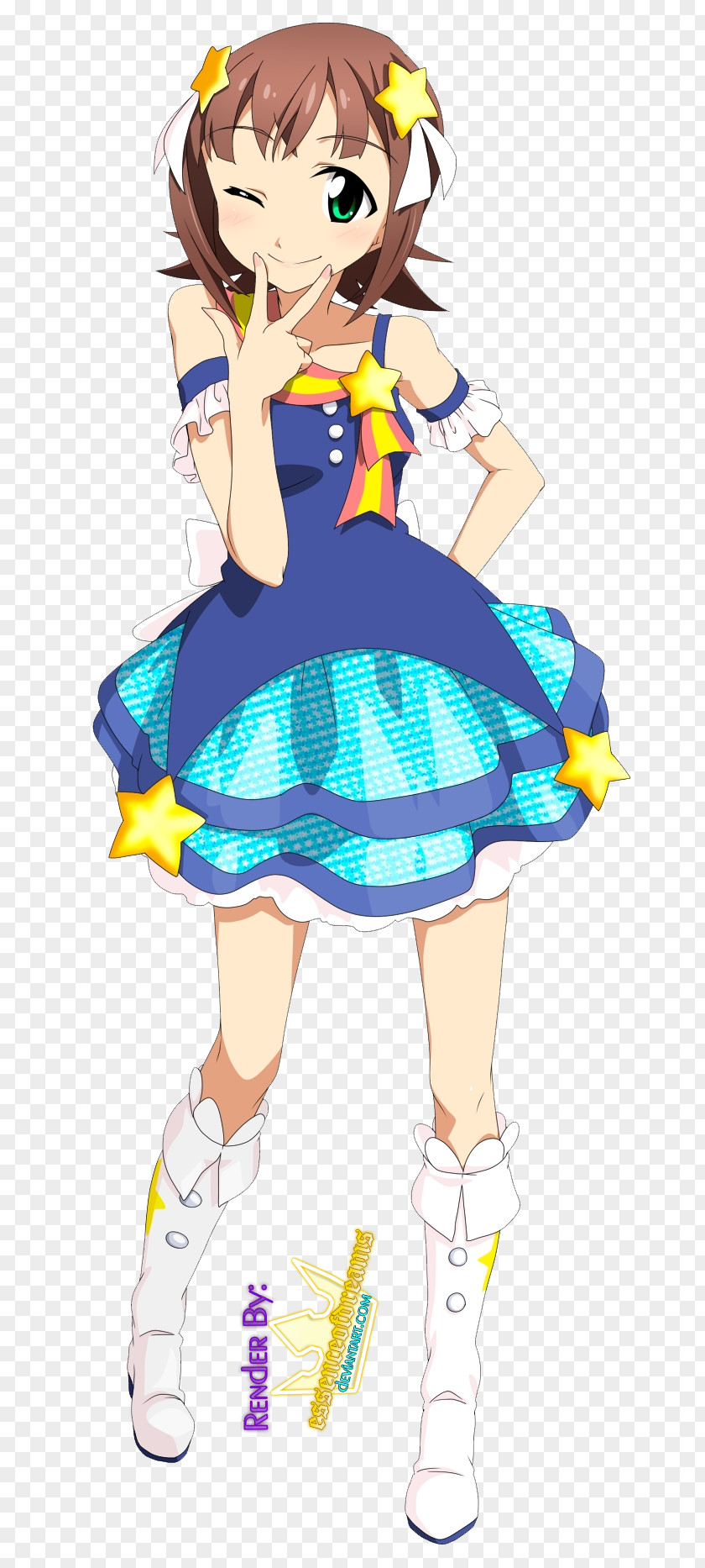 Haruka Amami The Idolmaster Rendering THE IDOLM@STER PNG