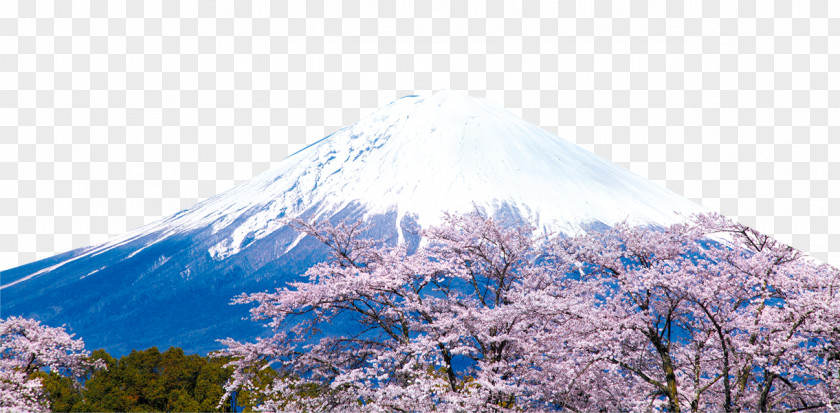 Japan Fuji Snow Mountain Mount Xueshan Stock Photography PNG
