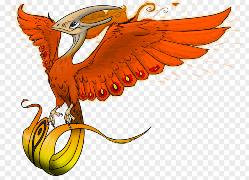 Phoenix Force Art Beak Legendary Creature Clip PNG