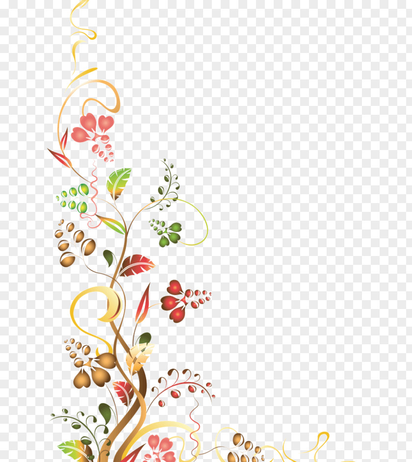 Border Pattern Flower Clip Art PNG