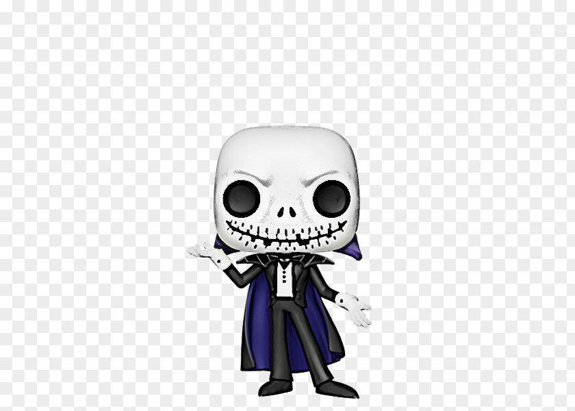 Cartoon Animation Skull Bone Figurine PNG