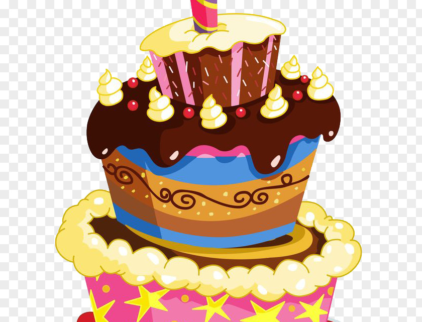 Chocolate Cake Cupcake Birthday PNG